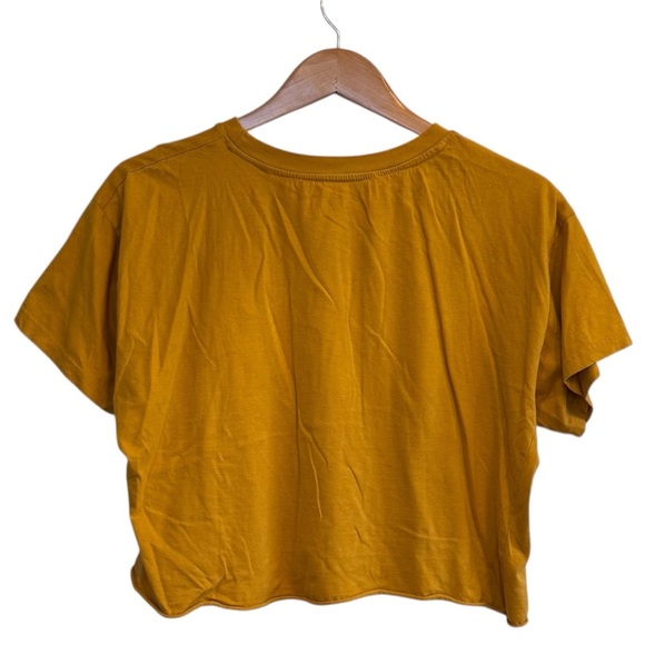 Scooby Doo T-shirt, Size Large, Yellow, The Mystery Machine, Crop Top, Oversized - Picture 2 of 4